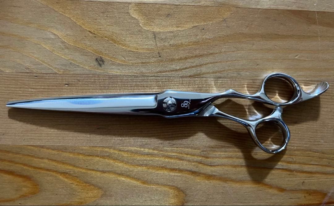 新品未使用 7インチ シザー 剣刃 スーパーゴールド