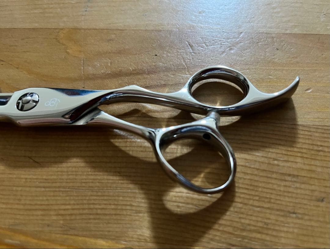 新品未使用 7インチ シザー 剣刃 スーパーゴールド