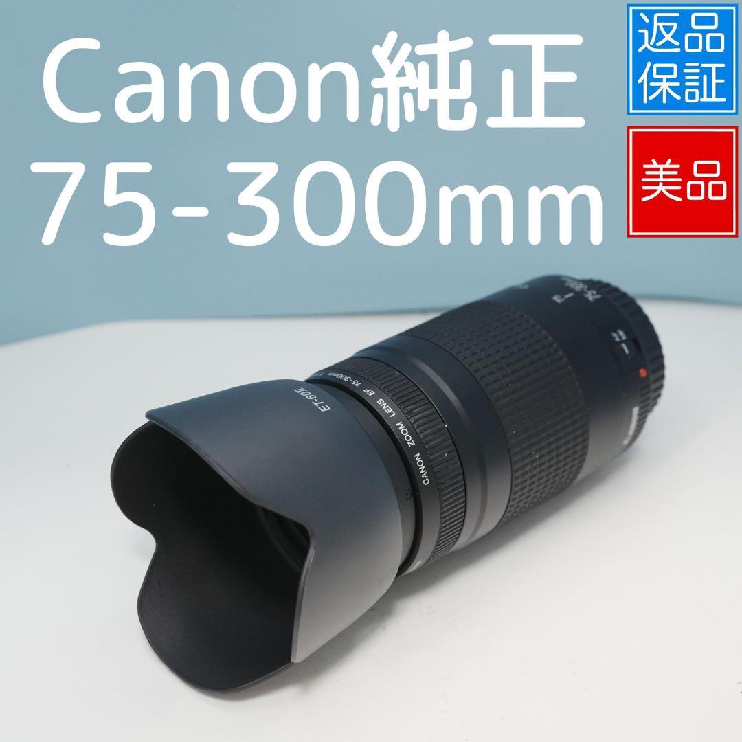 Canon純正 75-300mm 望遠レンズ 美品 a4707