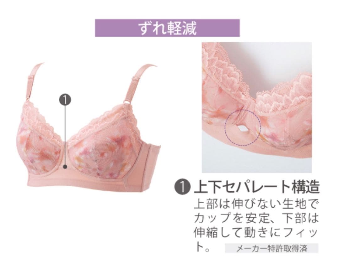 【未来の自分をもっと好きになる為に】MIRAIブラジャー＊C80＊お好きなカラー