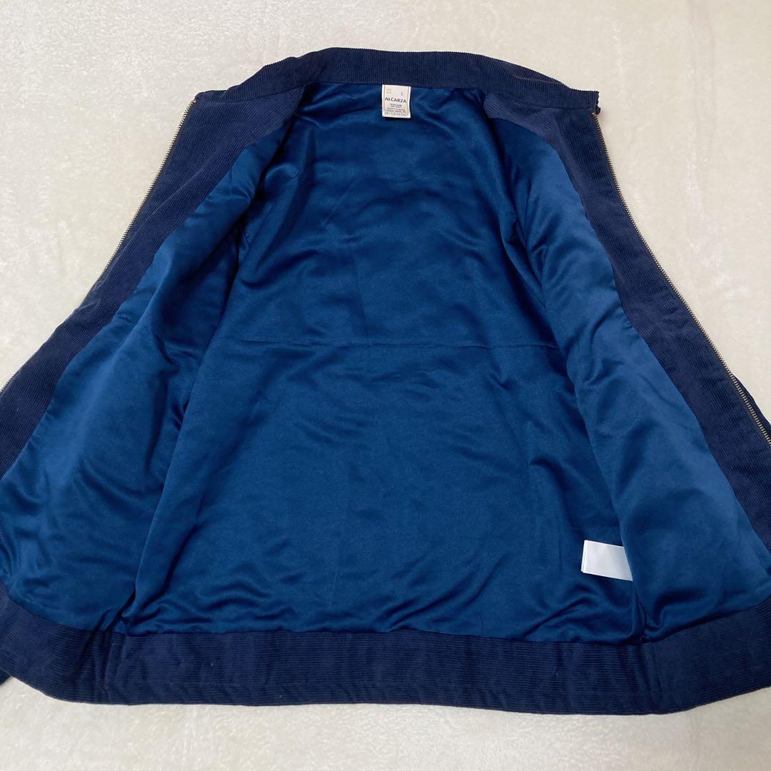 【美品】ALCARZA アルカルザ FFAジャケット コーデュロイ 刺繍 紺色L
