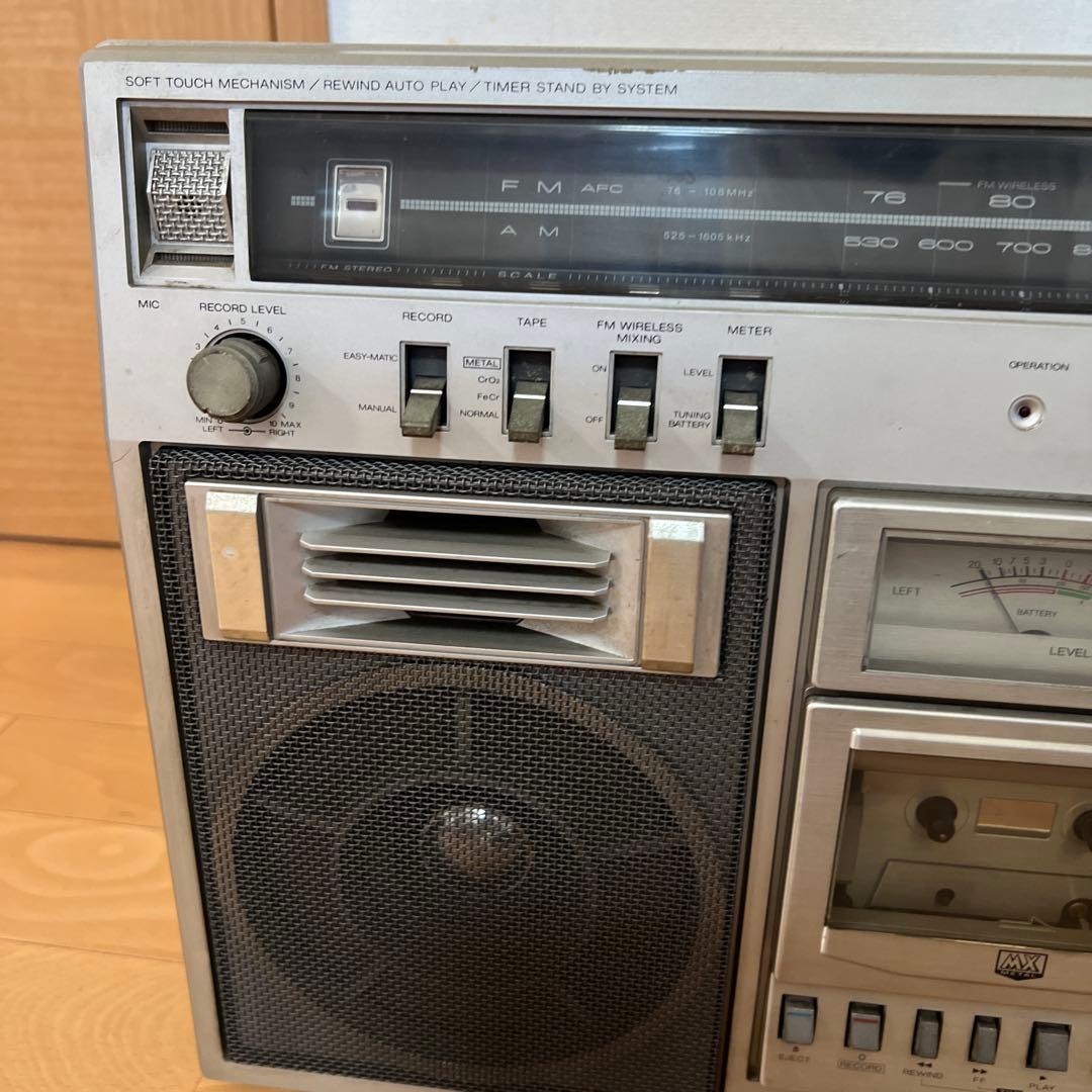 【昭和レトロ】　National ナショナル　ラジカセ　RX-5600