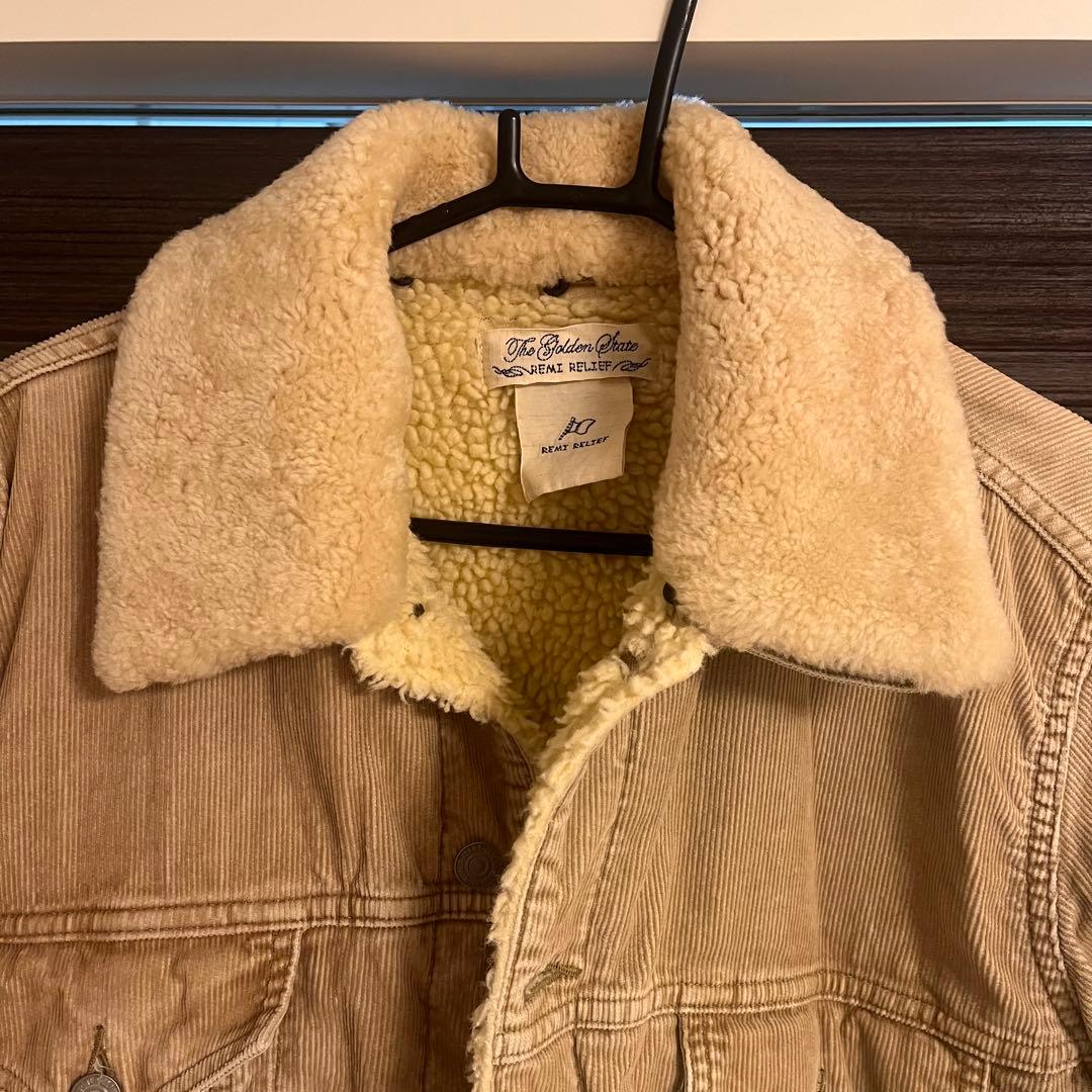 お値下げしました‼️レミレリーフ　コーデュロイ　ジャケット　ベージュ　L