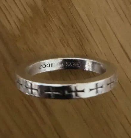 美品 販売証明書付 クロムハーツ スペーサーリング 3mm 22号