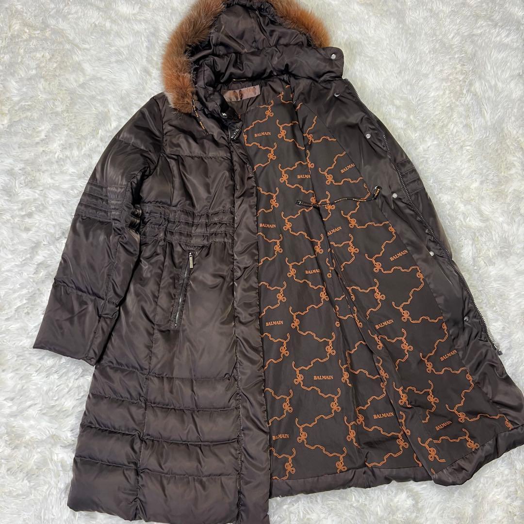 【美品✨️】バルマン 3way ダウンコート ブルーフォックス 茶ダウン95% M
