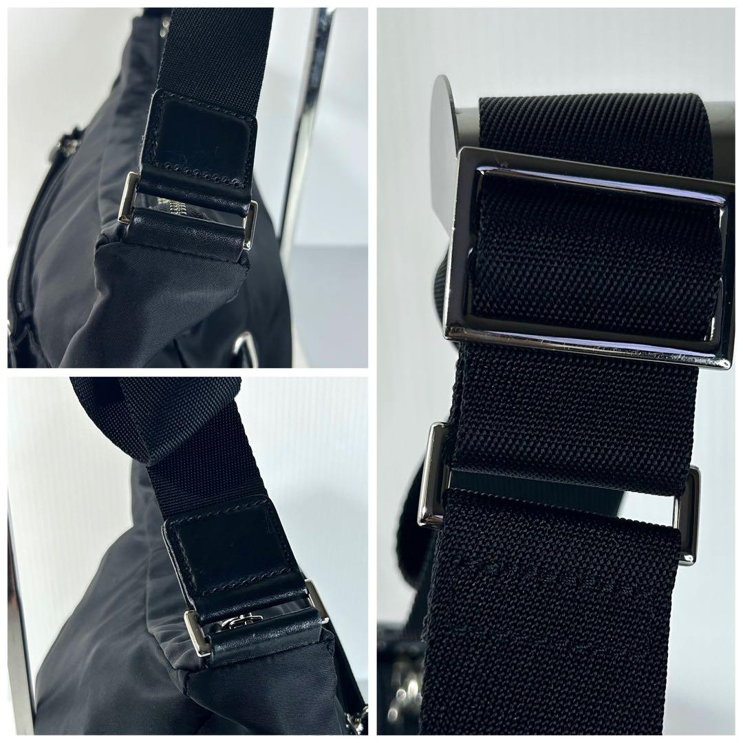 美品☆agnes.b VOYAGE ショルダーバッグ マザーズバッグ ブラック