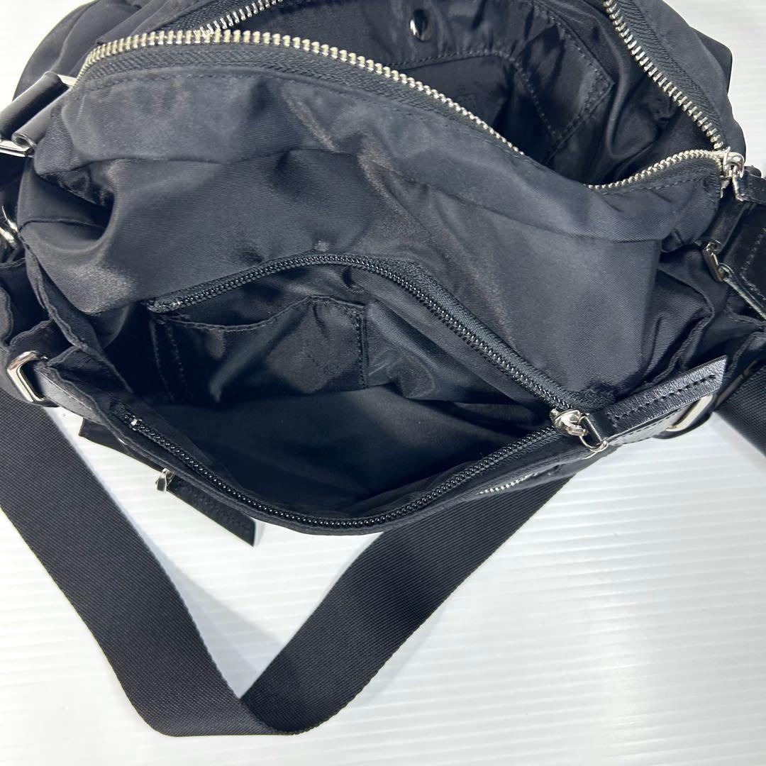 美品☆agnes.b VOYAGE ショルダーバッグ マザーズバッグ ブラック