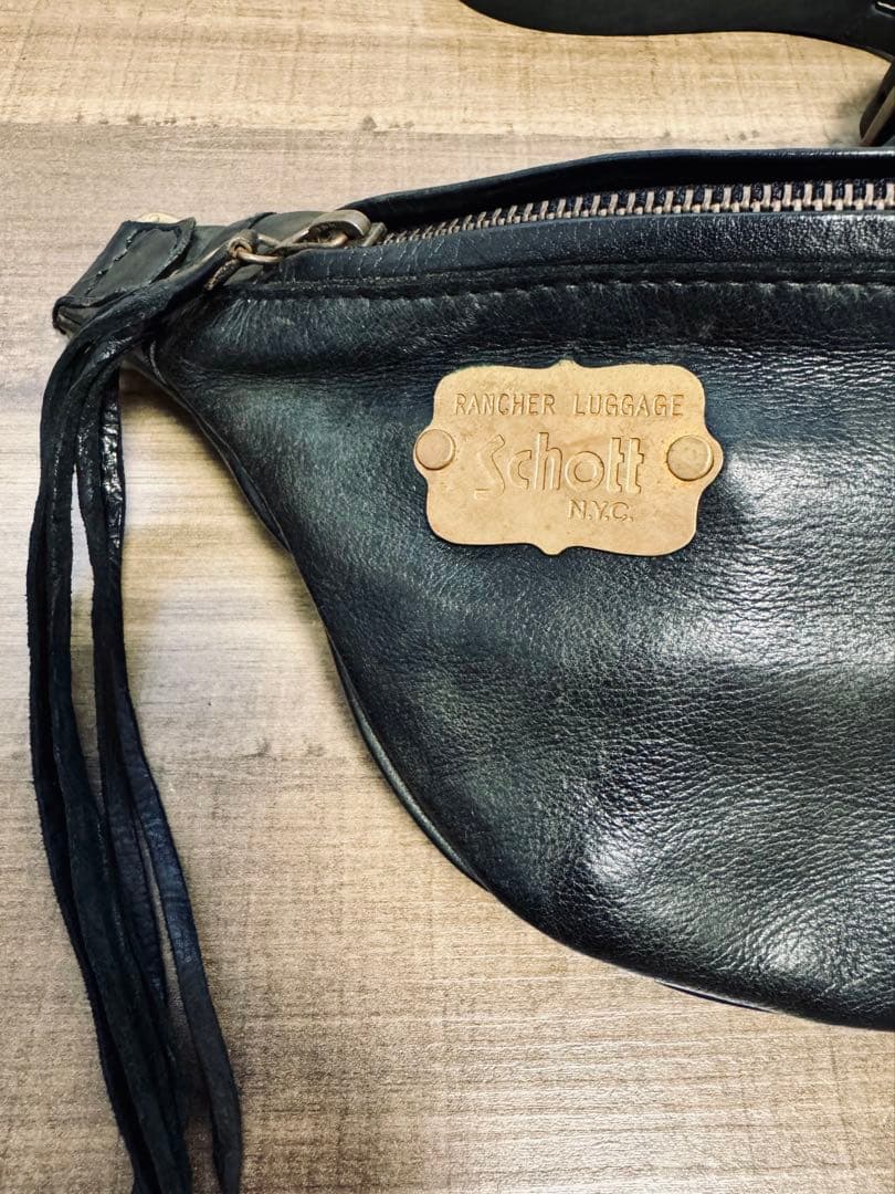 Schott ボディバッグ Rancher 黒