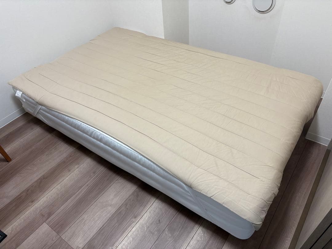 無印 脚付きマットレス セミダブル ベッド