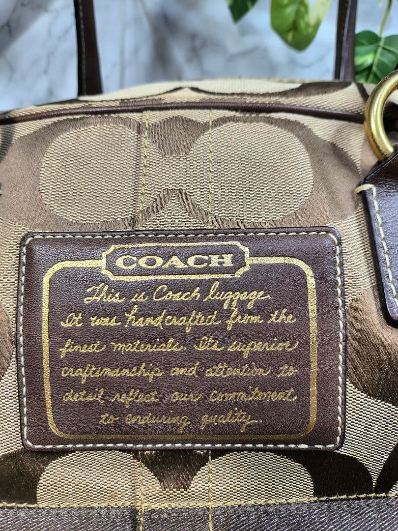 ✨COACH✨ボストンバッグ✨大容量✨ F77179✨可愛い✨金金具
