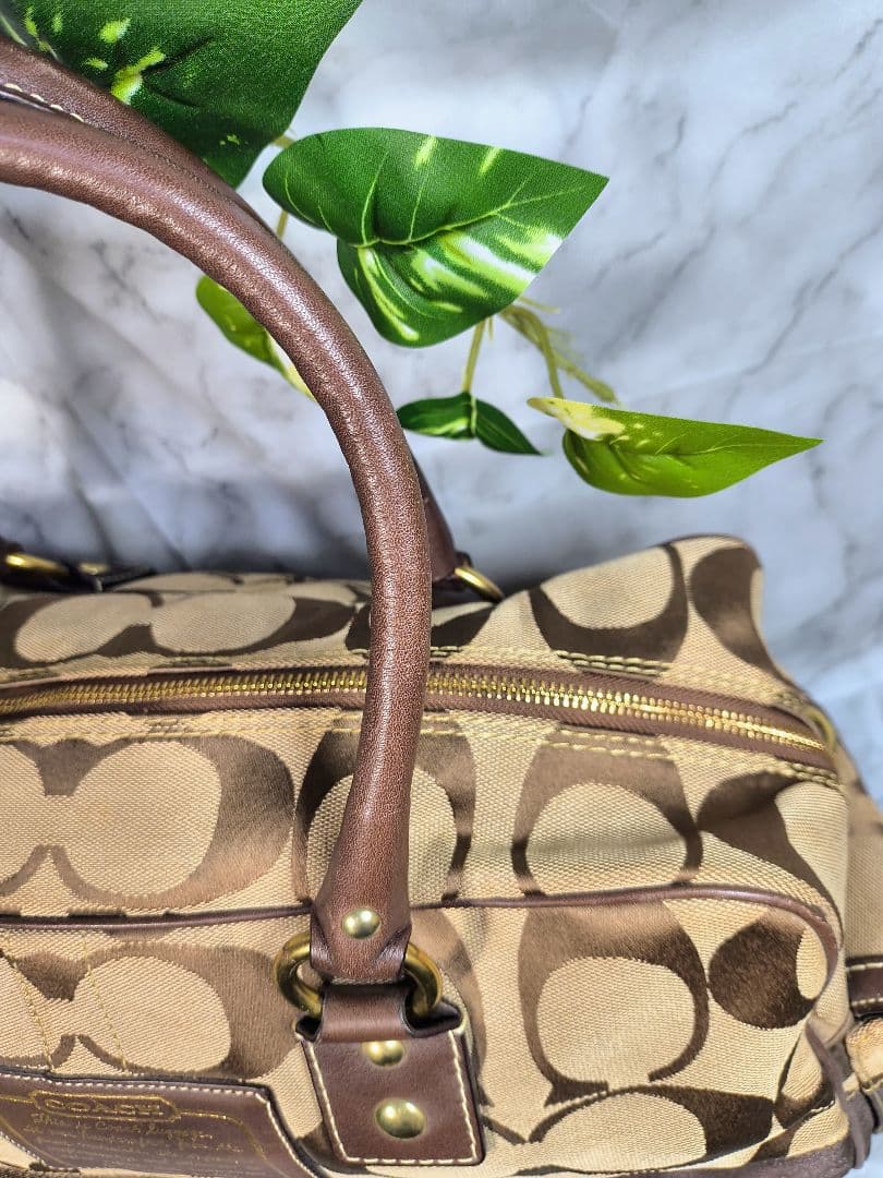 ✨COACH✨ボストンバッグ✨大容量✨ F77179✨可愛い✨金金具