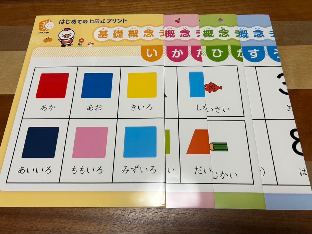 はじめての七田式プリント 1歳〜3歳用