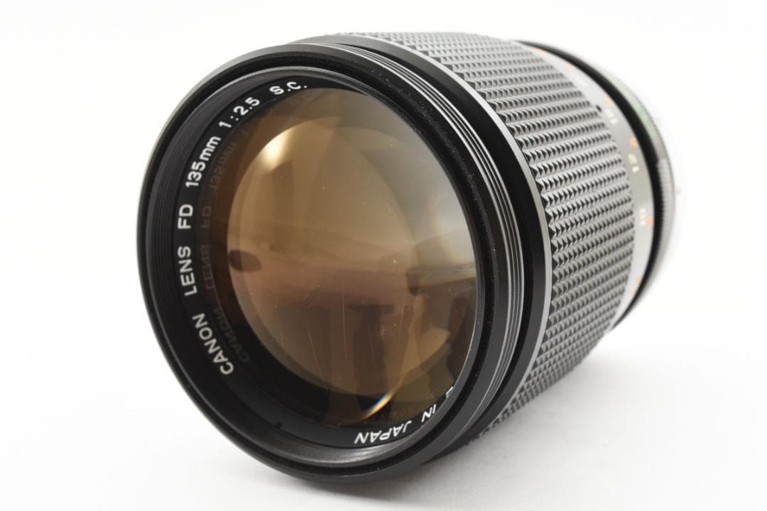 【名玉望遠】CANON FD 135mm F2.5 フィルター付 SO265