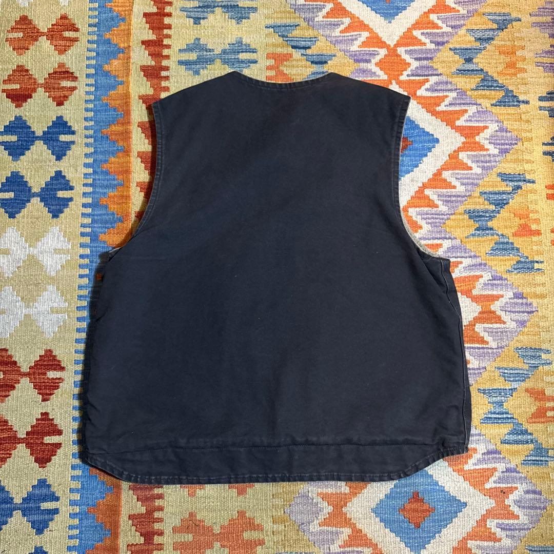 Carhartt ダークグレー ジップアップベスト