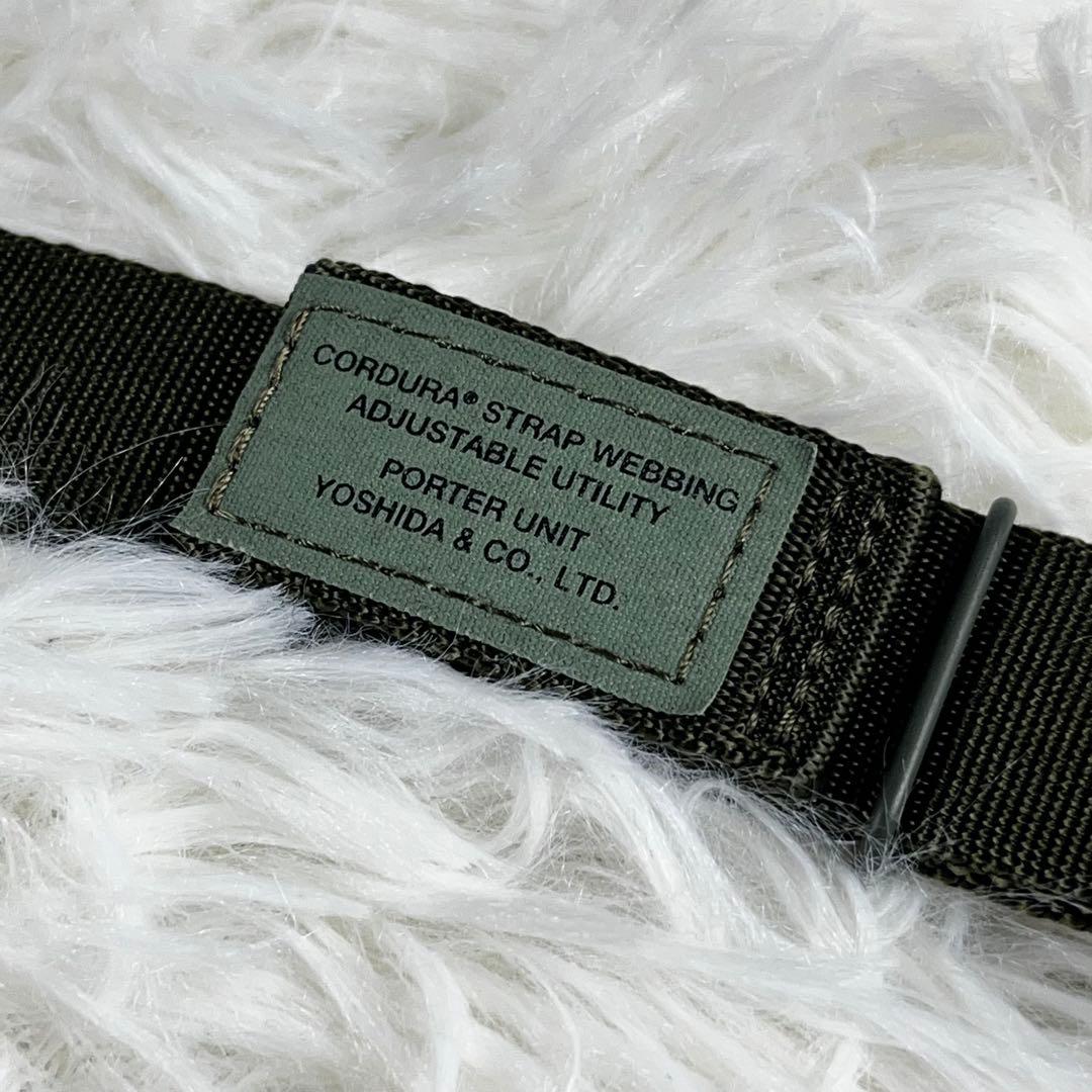 ✨極美品✨ PORTER UNIT スリングショルダーバッグ　カーキ