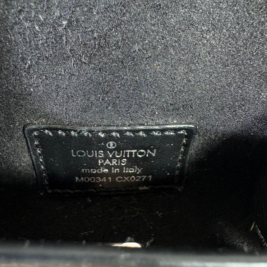 ルイヴィトン　AirPods Proケース　モノグラム エクリプス　レザー　黒