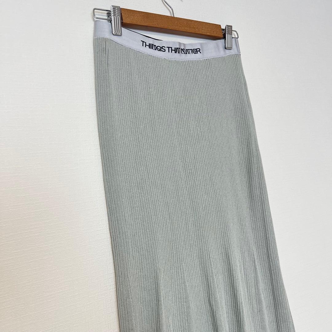 新品♡ 定価24,200円 THINGS THAT MATTER ニットスカート