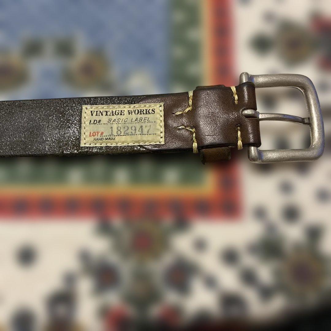 Vintage Works レザー ベルト DH5702 33