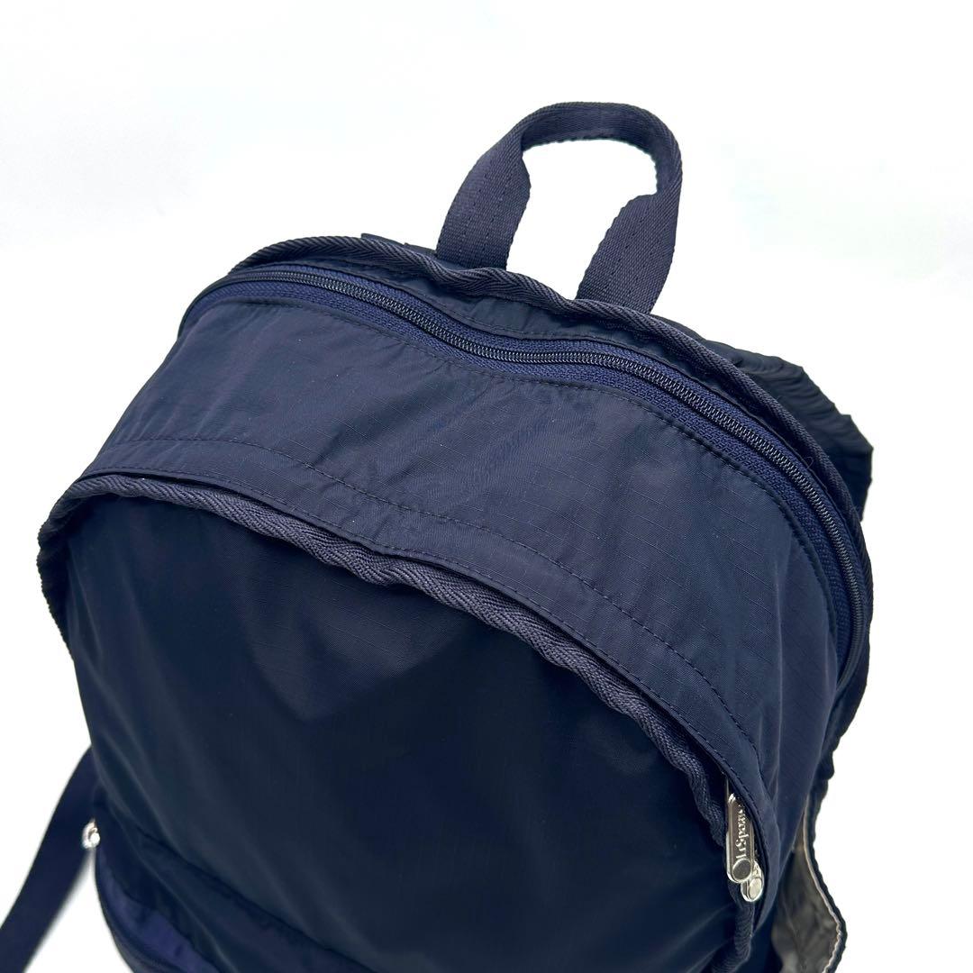 未使用品✨レスポートサック リュックサック 大容量 ディープシーブルー