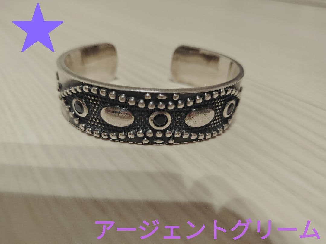 REBELS ✕ Argent Gleam★スタッズバングル☆silver☆希少