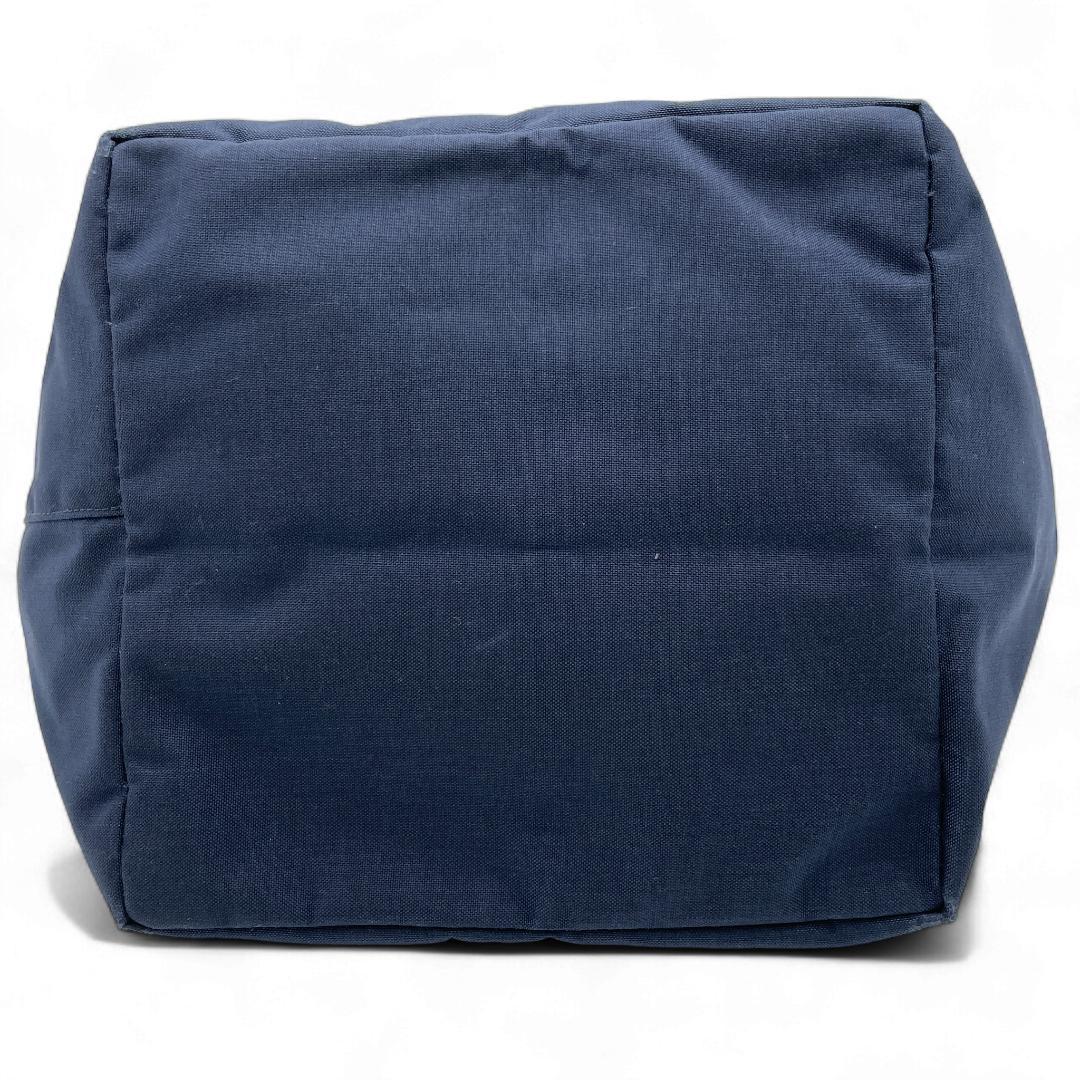 美品 Herve Chapelier ハンドバッグ ナイロン ブルー 725C