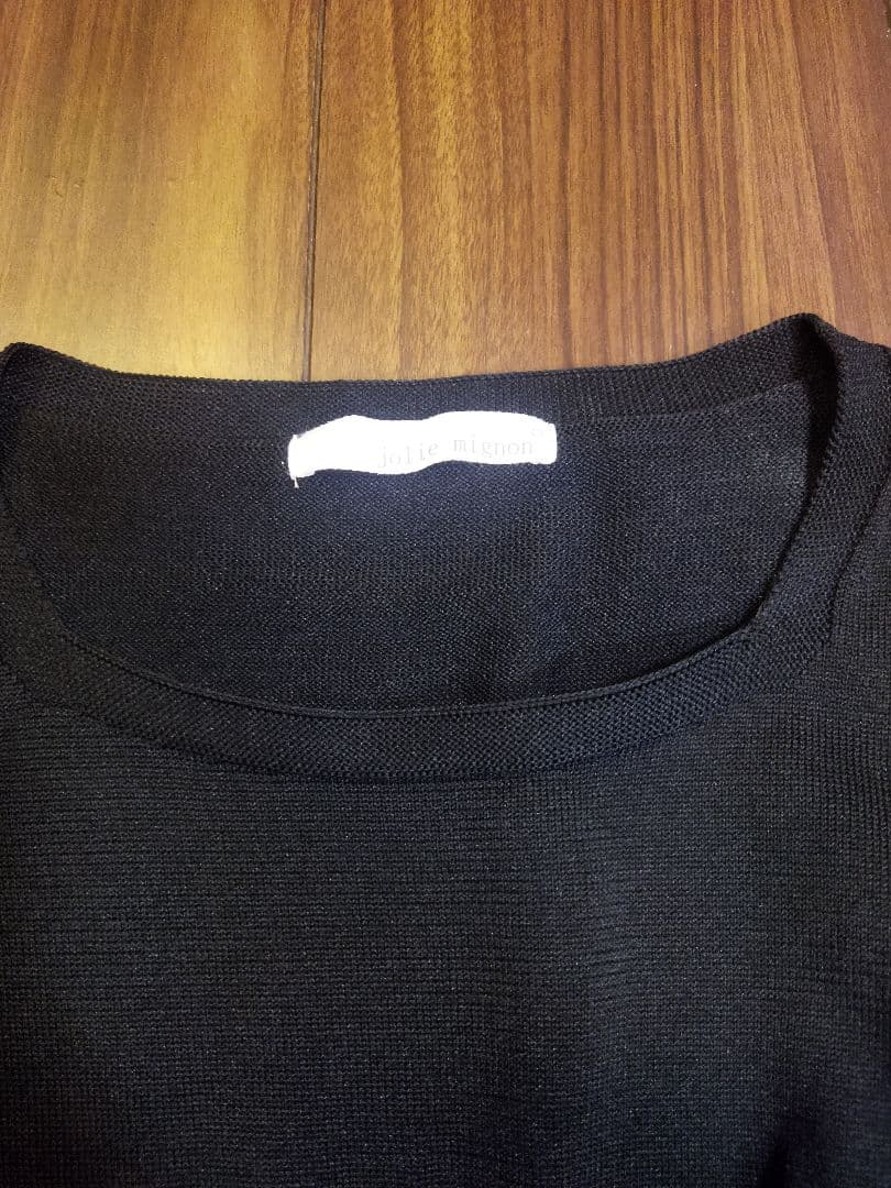 美品♪jolie mignon 無裁縫 ニットドレス ワンピース 38