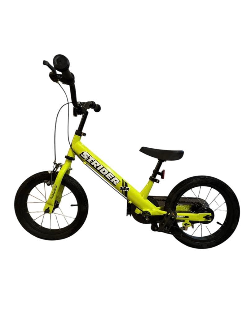 【美品】STRIDER ストライダー 14X ライムイエロー限定色 自転車