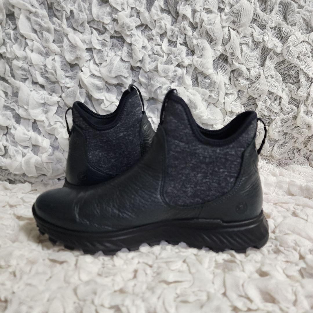 ほととぎす美品 エコー ゴアテックス サイドゴア チェルシー ブーツ