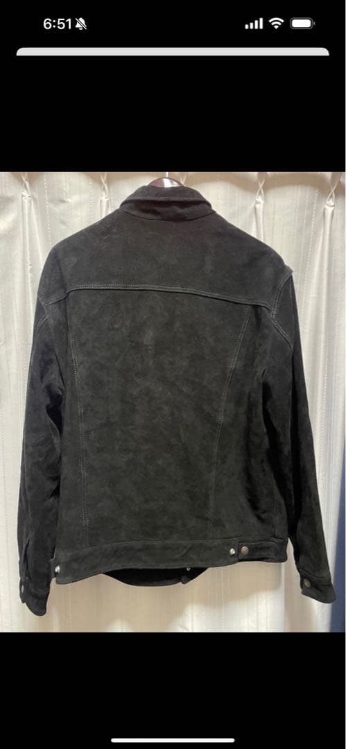 LEVI'S® LEATHER SUEDE TRUCKER JACKET