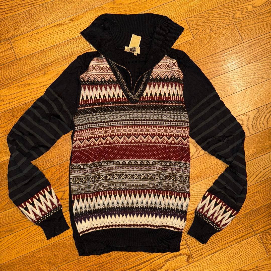 Gaultier M ジップ付きセーター