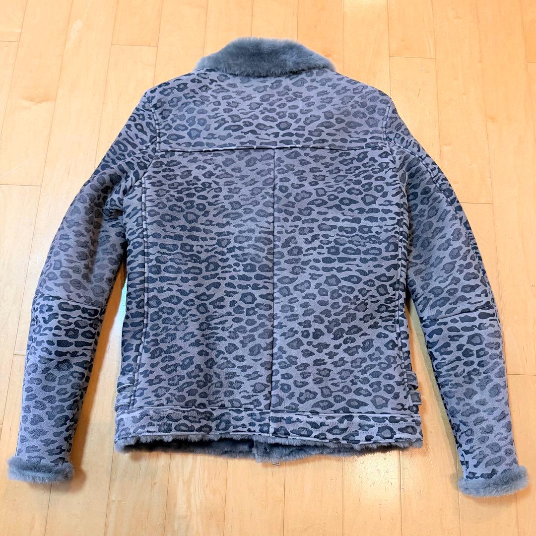 UNDERCOVER レオパード ムートン ライダース ジャケット サイズ3