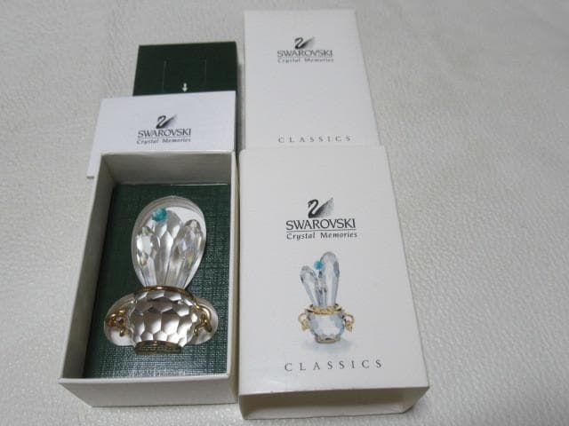 未使用 2001年廃盤品◆スワロフスキー『サボテン ブルージリコン』235904