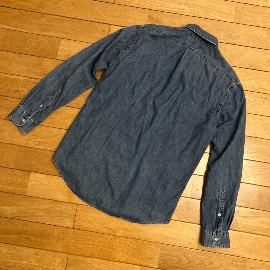 ラルフローレン デニムシャンブレー ボタンダウンシャツ