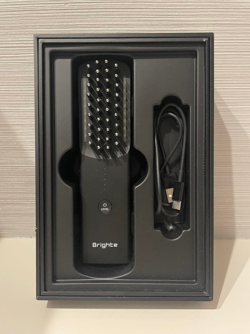 Brighte 美顔器 ブラック USBケーブル付