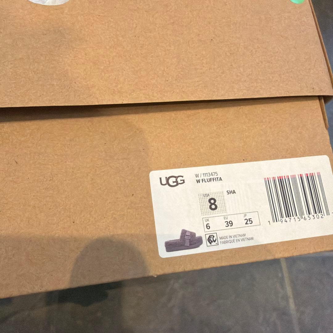 アグ 厚底サンダル レディース ムートンボア ugg FLUFFITA シェード