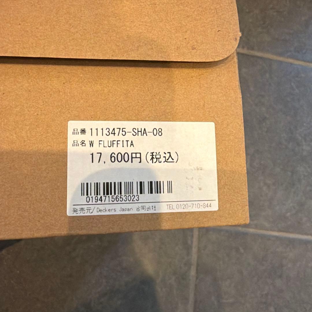 アグ 厚底サンダル レディース ムートンボア ugg FLUFFITA シェード