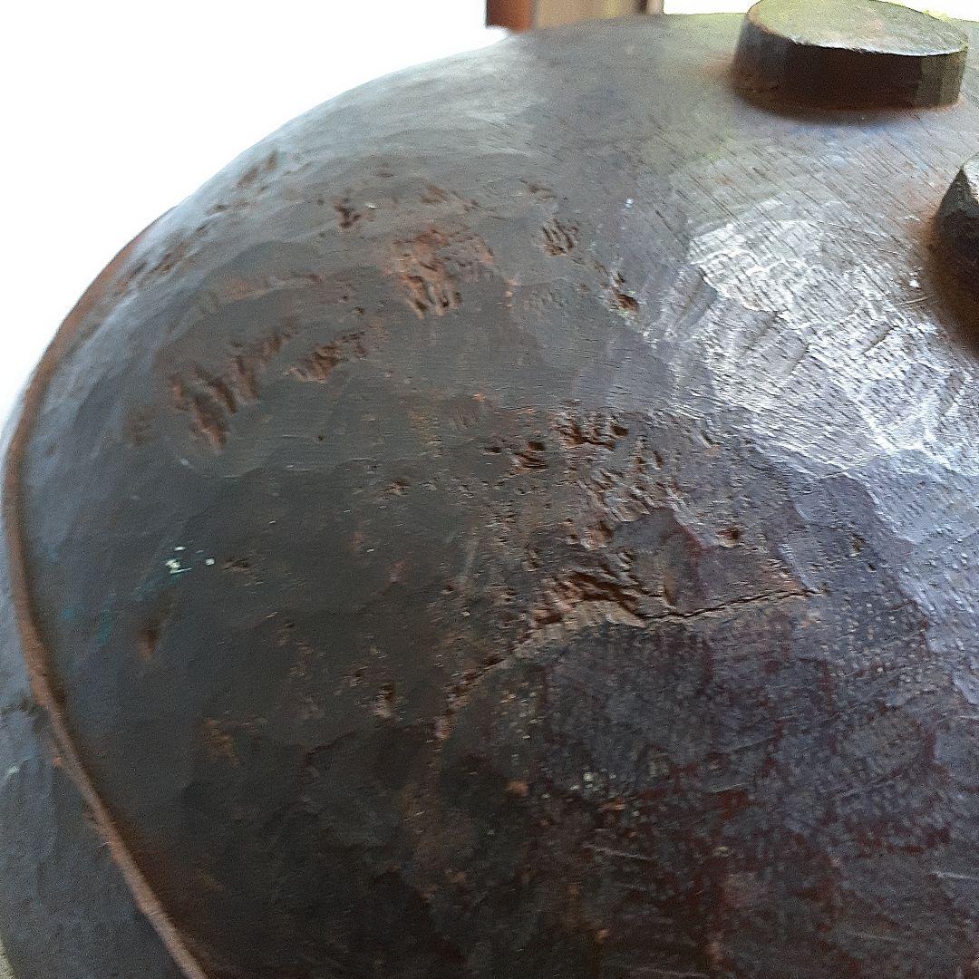 こね鉢　木彫り　くりぬき　　 木製器　古道具　アンティーク