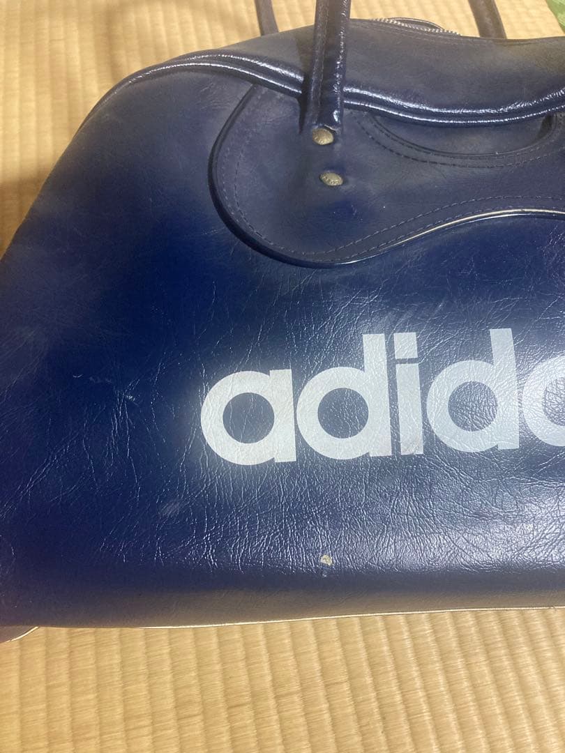 【ヴィンテージ】adidas ネイビー ボストンバッグ