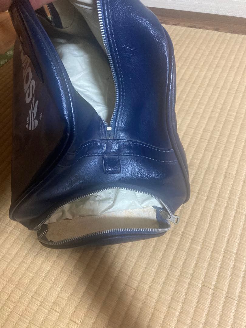 【ヴィンテージ】adidas ネイビー ボストンバッグ