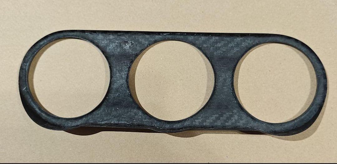 【AXIS-PARTS】　ドライカーボン製 エアコンスイッチパネルカバー