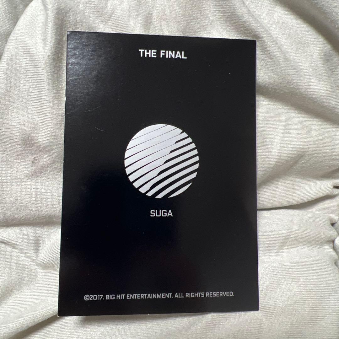 BTS WINGS FINAL ミニフォト ホログラム　レア　ユンギ　SUGA