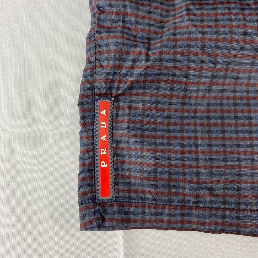 【美品】PRADA スイムウェア 水着 メンズ チェック柄