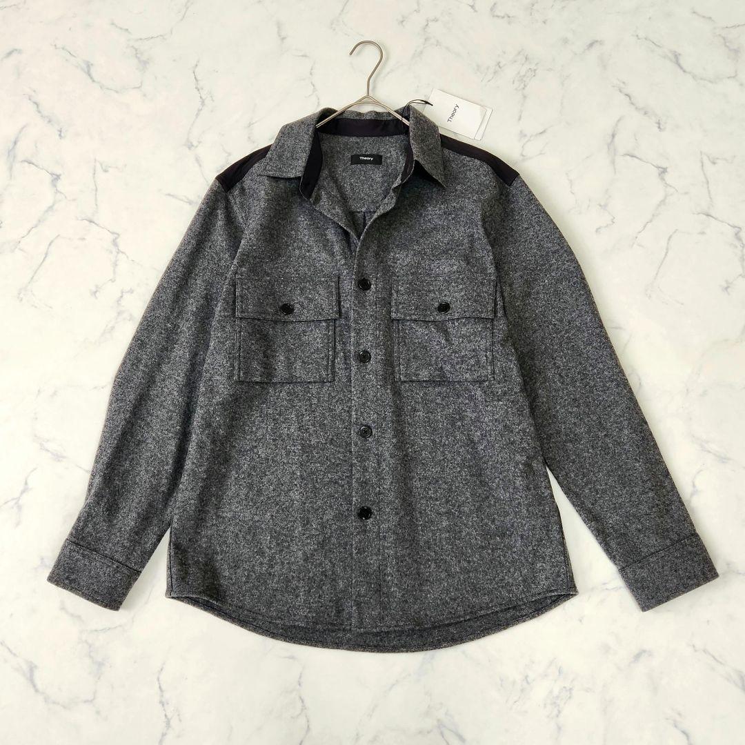 タグ付き✨新品未使用　Theory ウールジャケット　ダークグレー