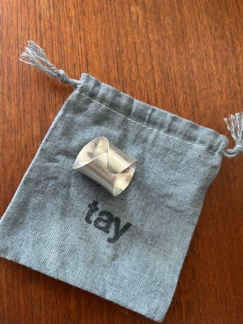 tay カレンシルバーのリングsilver925 マット仕上げ