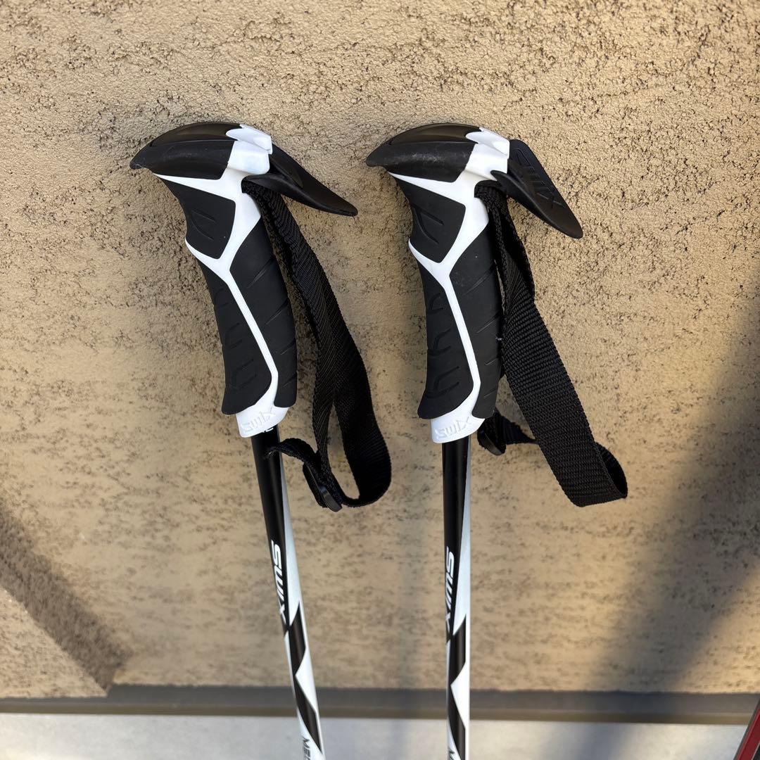 Nordica スキー板、ブーツ、Swixストック付き