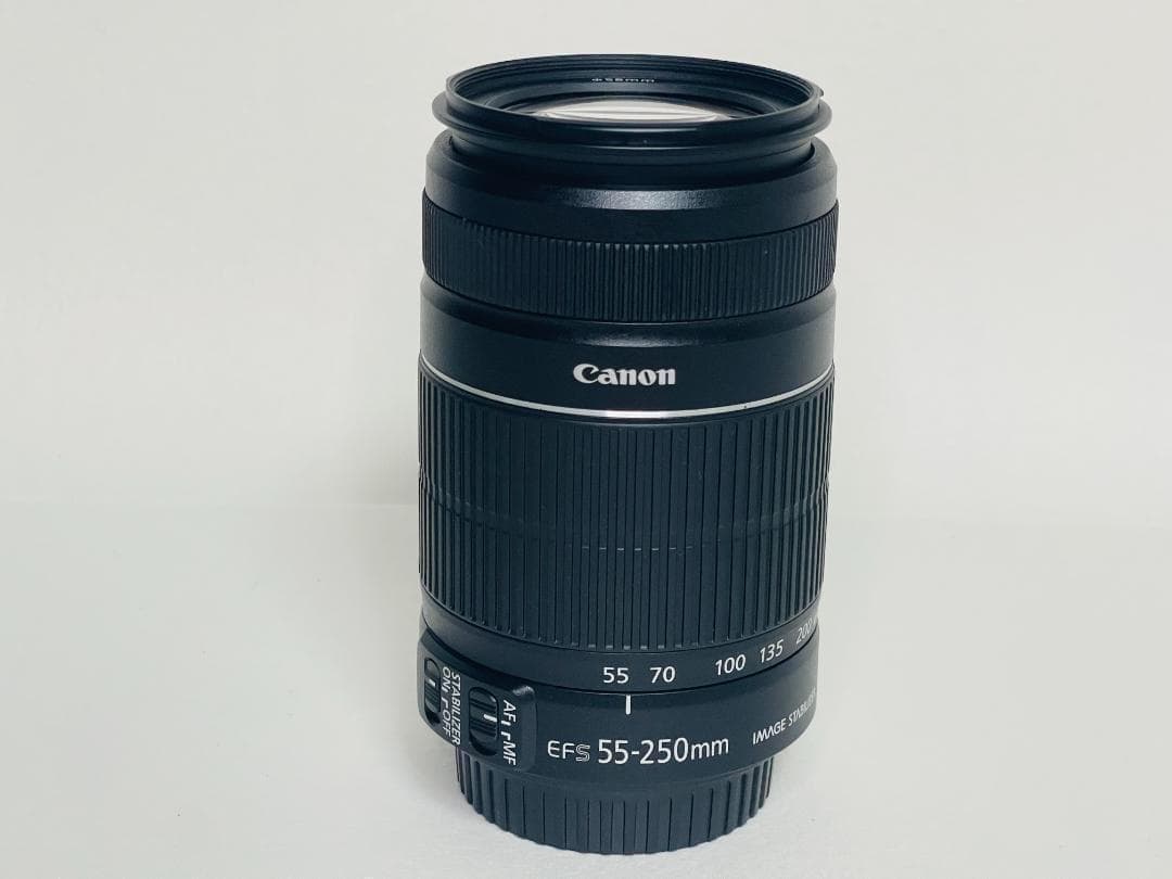 美品☘️キャノン EF-S 55-250mm 4-5.6 IS II 望遠レンズ