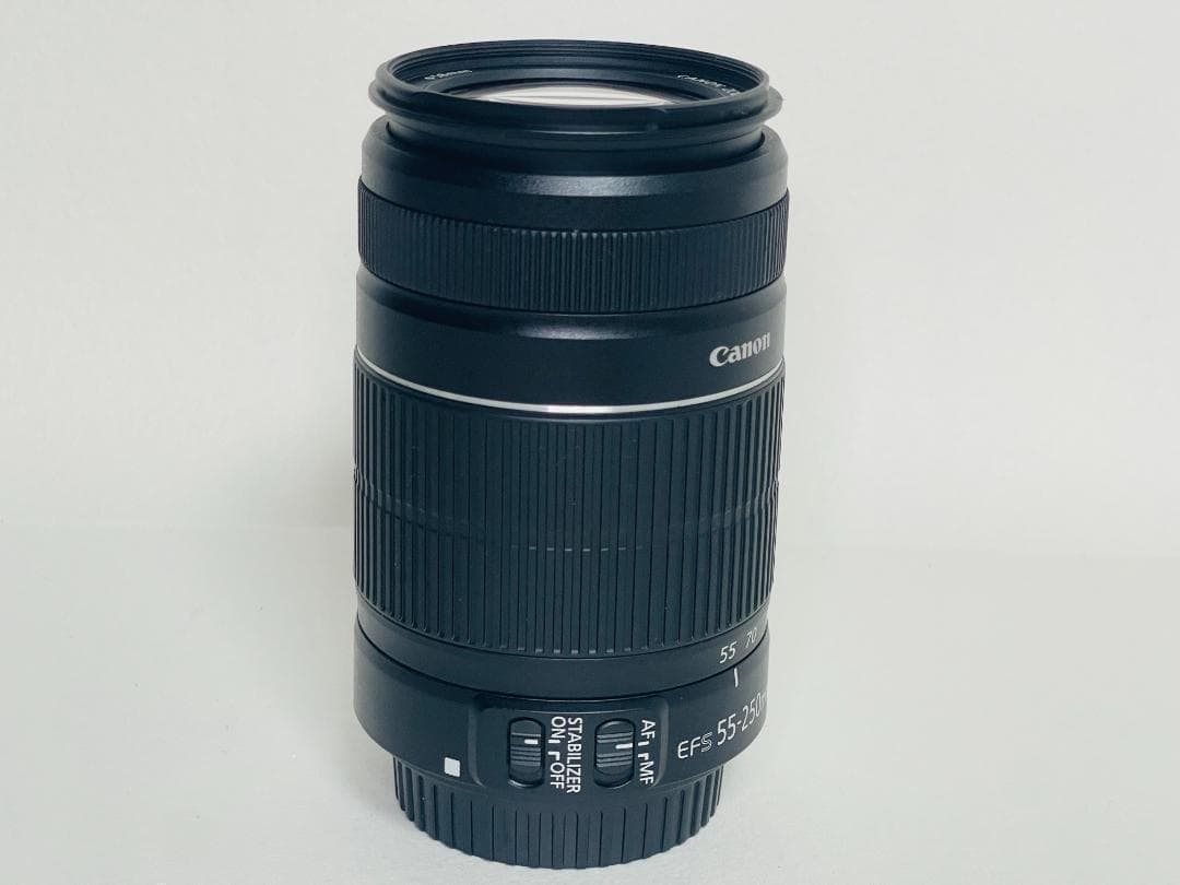 美品☘️キャノン EF-S 55-250mm 4-5.6 IS II 望遠レンズ