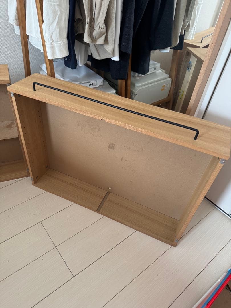 【専用】無印良品 MUJI セミシングルベッド 収納+ヘッドボード付き