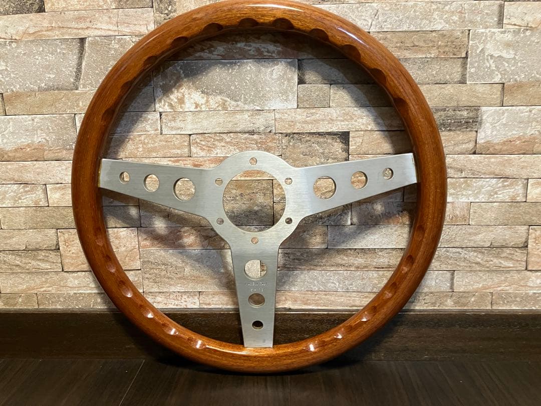 indy ステアリングホイールビンテージ 木製 78年5月製