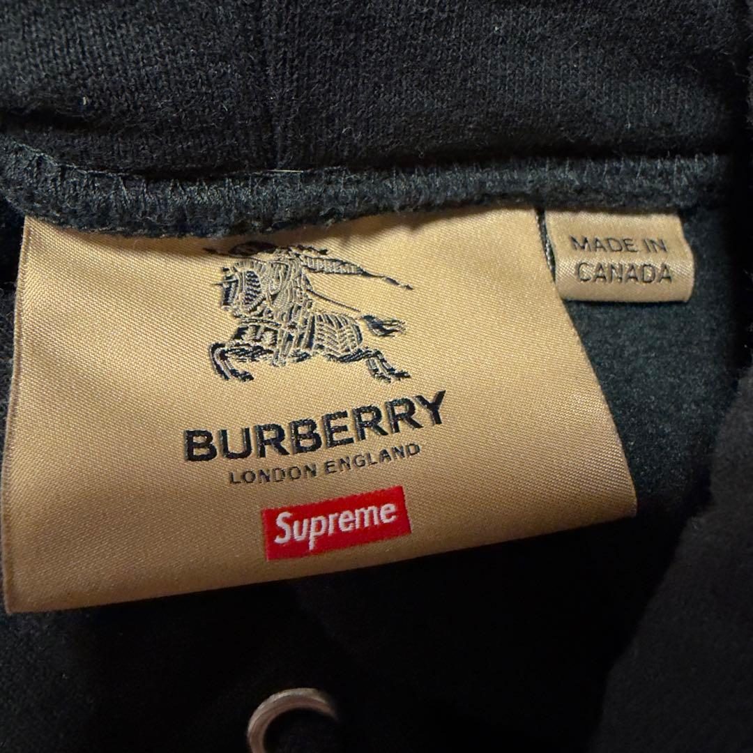 Supreme×Burberry Box Logo Hooded パーカー